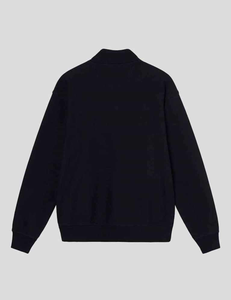 Felpa STUSSY logo stock mock nero